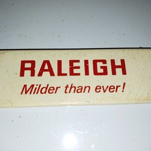 RALIEGH Milder than ever! Vintage box cutter.Note: Rusy spots on 1 end